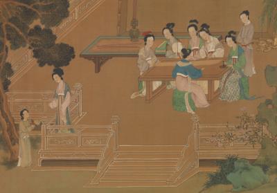 图片[2]-Literary Gathering of Female Immortals-China Archive